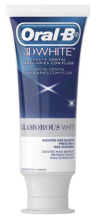 CR.DENT.ORAL-B x90g GLAMOROUS WHITE