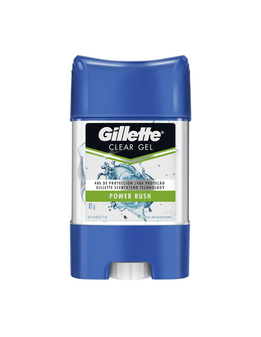 DES.BARRA GEL GILLETTE x82g   POWER RUSH