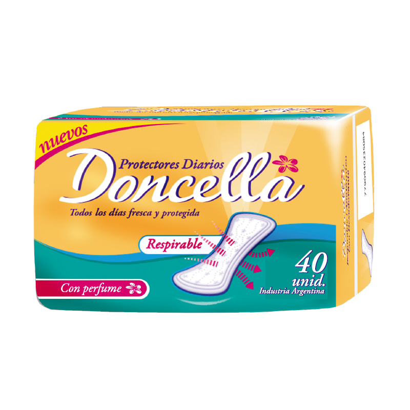 PROTECTORES DIARIOS DONCELLA x40U CLASICOS CON PERFUME