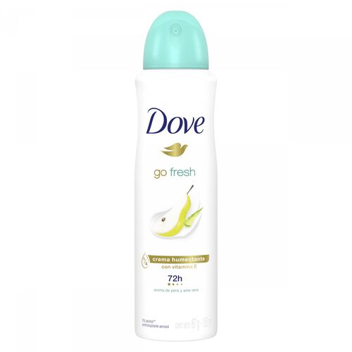 DESODORANTE EN AEROSOL ANTITRANSPIRANTE DOVE x150ML GO FRESH PERA