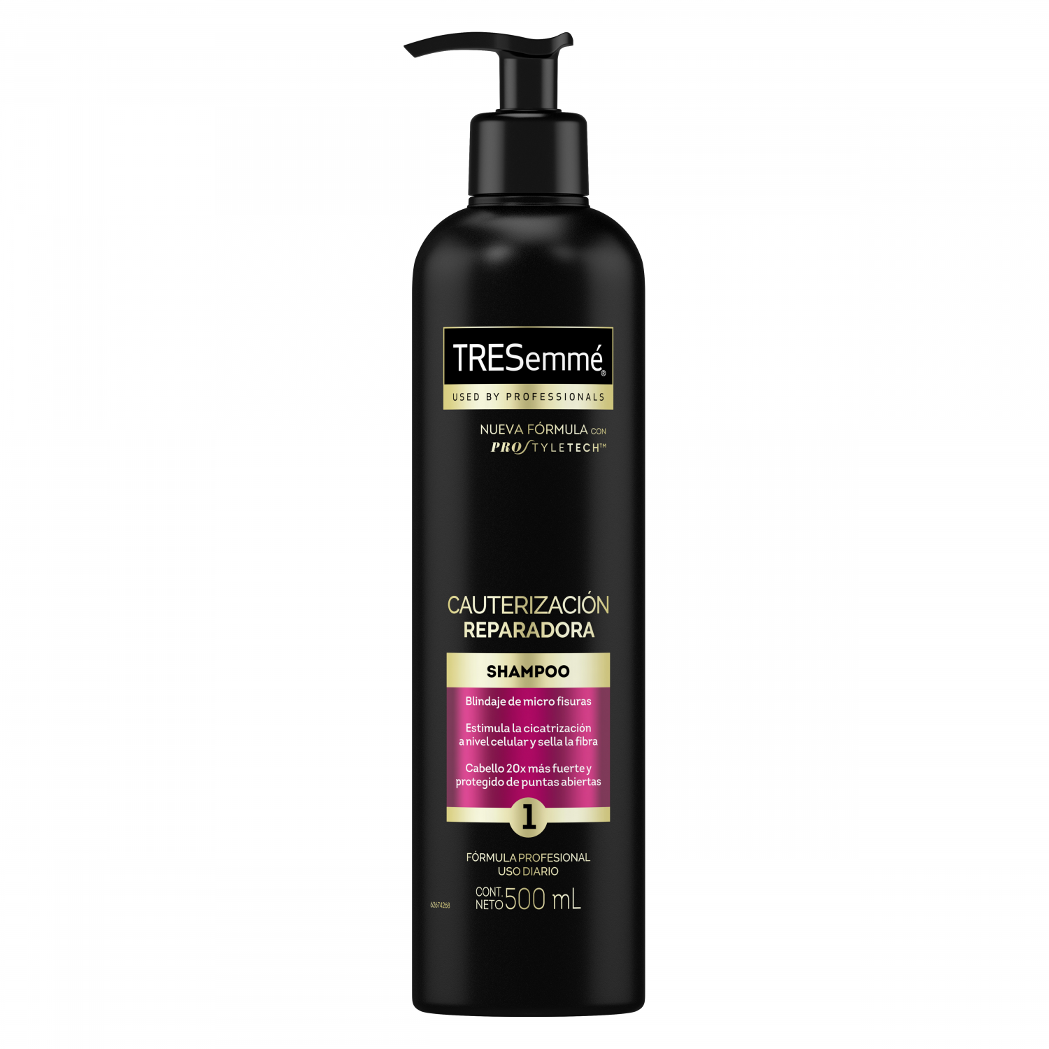 SHAMPOO TRESEMME x500ML CAUTERIZACION REPARADORA CON DOSIFICADOR