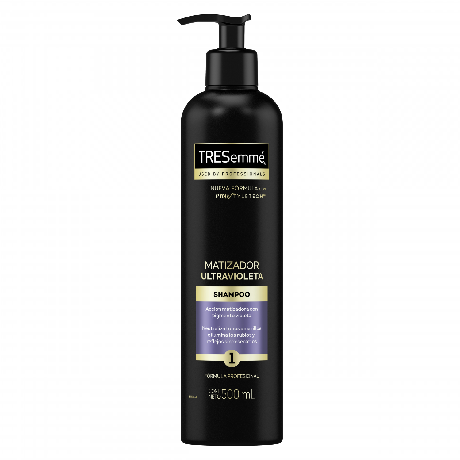 SHAMPOO TRESEMME x500ML MATIZADOR ULTRAVIOLETA CON DOSIFICADOR