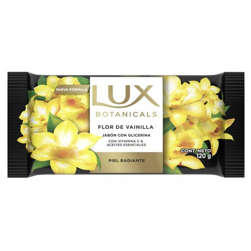 JABON DE TOCADOR LUX BOTANICALS x120GR FLOR DE VAINILLA