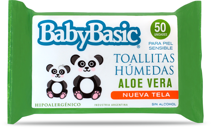 TOALLA HUMEDA BABY BASICx50 EXTRA GRUESA